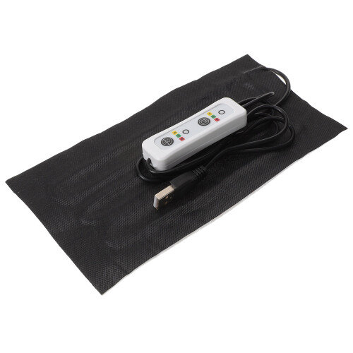 5Pcs USB Adjustable Black Plant Heat Mats for Germination and Rooting 1