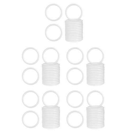 150Pcs Plastic Dreamcatcher Rings White DIY Material for Wall Hangings 1