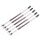 30Pcs Silver Stainless Steel Seafood Forks Nut Picks Kitchen Tool Set 1