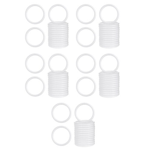 150Pcs Plastic Dreamcatcher Rings White DIY Material for Wall Hangings 2