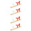 4Sets Handheld Game Console Floating Ball Toys Assorted Color for Kids 7