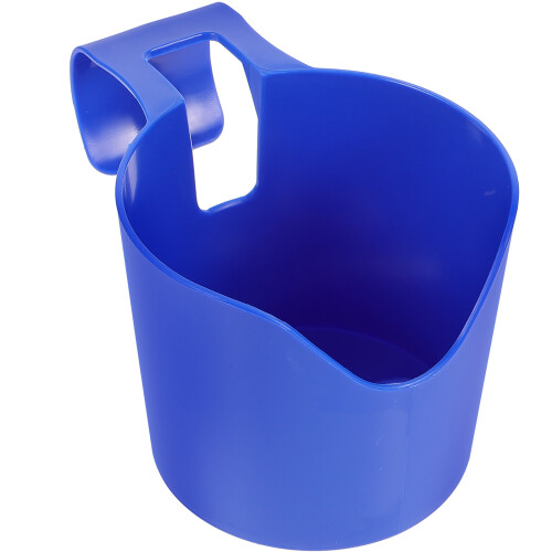 4Pcs Blue Plastic Swimming Pool Cup Holder Rack Hook Beverage Storage