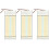 3Pcs Portable Blank Scrolls Sky-Blue for Calligraphy and Art Display 5