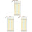 3Pcs Portable Blank Scrolls Sky-Blue for Calligraphy and Art Display 3