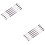 30Pcs Silver Stainless Steel Seafood Forks Nut Picks Kitchen Tool Set 6