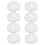 16Pcs Plastic Fire Sprinkler Decorative Ceiling Cover White Trim Ring 3