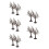 10Pcs Coffee Miniature Toy for DIY Sand Table Model Scenery 3
