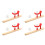 4Sets Handheld Game Console Floating Ball Toys Assorted Color for Kids 5