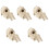 5Stk Holz Hamsterversteck Mit , Robust Und Pfotenfreundlich 5