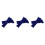 600Pcs Blue Plush Craft Sticks Flexible Chenille Stems for Decorations 8