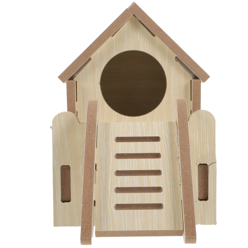 5Stk Holz Hamsterversteck Mit , Robust Und Pfotenfreundlich 1