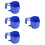 4Pcs Blue Plastic Swimming Pool Cup Holder Rack Hook Beverage Storage 9