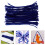 600Pcs Blue Plush Craft Sticks Flexible Chenille Stems for Decorations 11