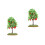 2Pcs Realistic Mini Trees for Sand Table and Office Decoration 7