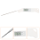 2Pcs Pen-Shaped Digital Kitchen Thermometer White Folding Meat Probe 10