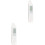 2Pcs Pen-Shaped Digital Kitchen Thermometer White Folding Meat Probe 3