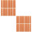 40Pcs Smooth Surface Brown Miniature Floors for Doll House Accessories 7