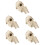 5Stk Holz Hamsterversteck Mit , Robust Und Pfotenfreundlich 7