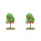 2Pcs Realistic Mini Trees for Sand Table and Office Decoration 6