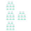 32Pcs Green PP Egg Cup Supporter Adorable Decorative Egg Tray 7