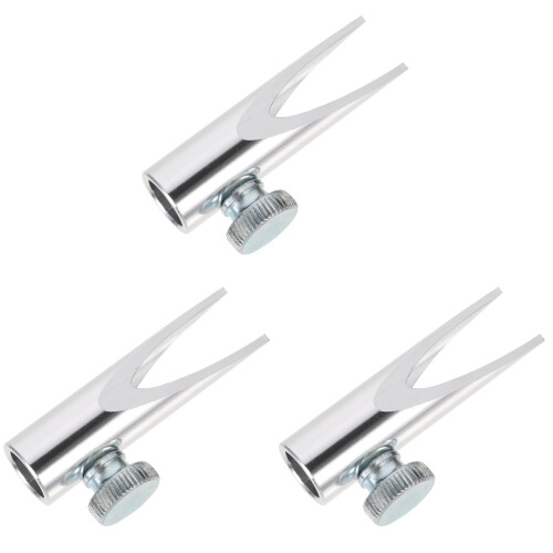 3Pcs Compact Silver Eyebrow Eyeliner Pencil Sharpener for Daily Use 1