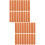 40Pcs Smooth Surface Brown Miniature Floors for Doll House Accessories 8