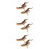 6Pcs Realistic Light Brown Plastic Animal Figurine Models for Desktop 9