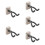 5Pcs Durable Ukulele Wall Mount Guitar Holder Black Violin Hanger 8