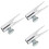 3Pcs Compact Silver Eyebrow Eyeliner Pencil Sharpener for Daily Use 6