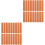 40Pcs Smooth Surface Brown Miniature Floors for Doll House Accessories 5