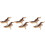 6Pcs Realistic Light Brown Plastic Animal Figurine Models for Desktop 5