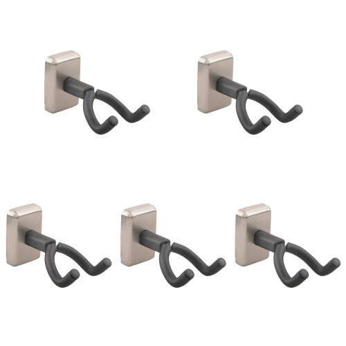 5Pcs Durable Ukulele Wall Mount Guitar Holder Black Violin Hanger 1