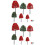 76Pcs Assorted Plastic Miniature Trees for Crafting and Model Scenery 3