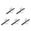5Sets Black Wood Sword Holder Stand with Bag Three-Layer Storage Rack 7