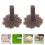 250Pcs Plastic Model Tree Stands for DIY Landscape and Train Scenery 8