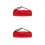 2Pcs Red Mini Doll Backpack for 1/6 Soldier Models Lightweight Toy Bag 7