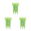 3Pcs Light Green Durable Dart Case with Organizer and Key Buckle 2