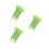3Pcs Light Green Durable Dart Case with Organizer and Key Buckle 4