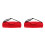 2Pcs Red Mini Doll Backpack for 1/6 Soldier Models Lightweight Toy Bag 5