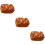 3Pcs Simulation Bread PU Chocolate Artificial Fake Bread for Photos 8