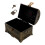 2Pcs Durable Plastic Pirate Treasure Chest Multi-Color Halloween Decor 1