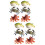 6Pcs Easy Clean Educational Toy Crab Octopus Puffer Fish Models 4