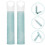 4Pcs Clothesline Pole Handle End Caps Sky-Blue Cleaning Grips 10