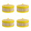 4Pcs Bamboo Plastic Mini Food Steamer Model Realistic Display Prop 8