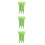 3Pcs Light Green Durable Dart Case with Organizer and Key Buckle 3