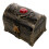 2Pcs Durable Plastic Pirate Treasure Chest Multi-Color Halloween Decor 3