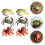 6Pcs Easy Clean Educational Toy Crab Octopus Puffer Fish Models 5