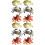 6Pcs Easy Clean Educational Toy Crab Octopus Puffer Fish Models 3