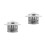 2Pcs Silver Stainless Steel Chimney Caps Outdoor Vent Covers Rainproof 5