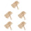 250Pcs Beige Wood Fragrance Sticks for Decorative Aroma Diffusers 6